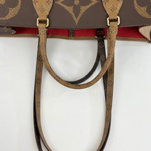 Louis Vuitton Limited Edition Giant Monogram Reverse Onthego GM Tote Shoulder Ha - Picture 6 of 13